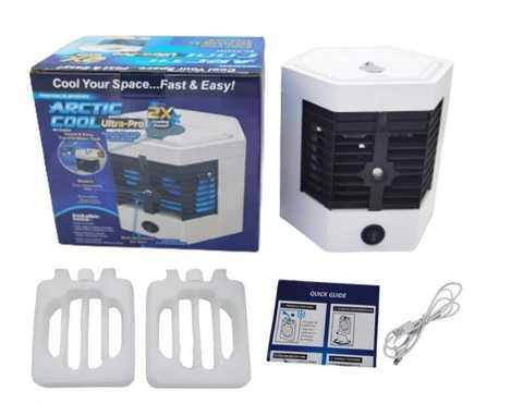 Настільний портативний кондиціонер 5X Arctic Cool Ultra Pro із зволожувачем повітря міні кондиціонер DomtePof-677 фото