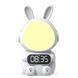 Детские часы с будильником Кролик Rabbit clock with LIGHT WHITE PrinsPersii-7637 фото 1