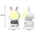 Детские часы с будильником Кролик Rabbit clock with LIGHT WHITE PrinsPersii-7637 фото 4