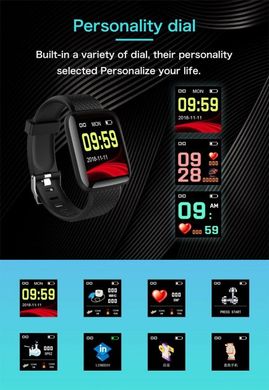 Смарт годинник Smart Watch Fitness D13 HS-48 IP67 Bluetooth 4.0 1s-18 фото