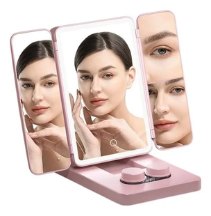 Зеркало для макияжа тройное с подсветкой Makeup Mirror AND 315 AndoptPof-4423 фото