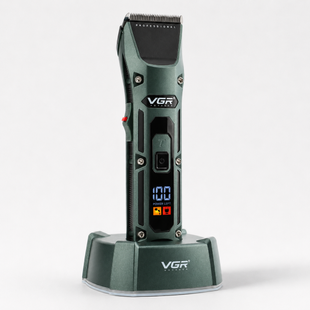 Машинка для стрижки Профессиональная, зеленая VGR 696 tehknoplusPof-VGR 696 фото