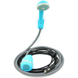 Душ переносной походный, портативный, кемпинговый с помпой PORTABLE SHOWER+ 12V DK-02 MeladPof-16320 фото