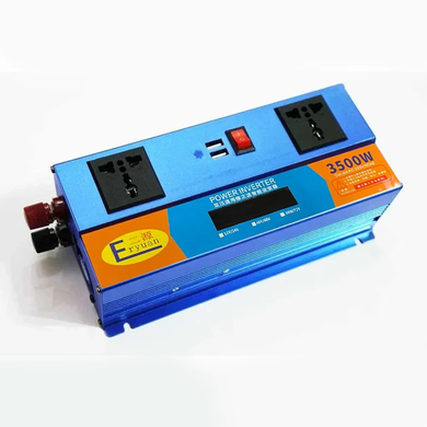 Перетворювач напруги з 12V/24V&rarr;220V (3500W) LCD SMART MeladPof-15398 фото