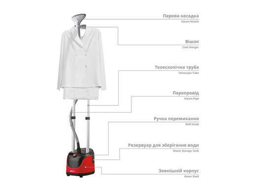 Отпариватель для одежды 3200Вт BITEK BT-3038 EuromaxPof-6730 фото