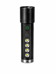 Ручной фонарик S 200 / Аккумуляторный фонарик UKC Luminous S200 / Мощный LED фонарь OptDropPof-sp10487 фото