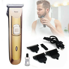 Акумуляторний чоловічий тример для бороди вусів Geemy Gm 6028 машинка для стрижки Розпродаж Uts-5518 Gm 6028 фото