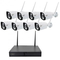 Регистратор набор на 8 камер видеонаблюдения DVR UKC 6678 WiFi 8ch IP67 spar-5519 фото
