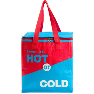 Сумка-холодильник для їжі 32х20х35 см 25 л Sannen Cooler Bag Червоно-синя DT4244 WimpexPof-GP 4441 фото