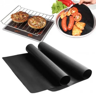 BBQ Гриль мат портативный антипригарный 33*40 см 3 шт BBQ grill sheet GrantoptPof-2772 фото