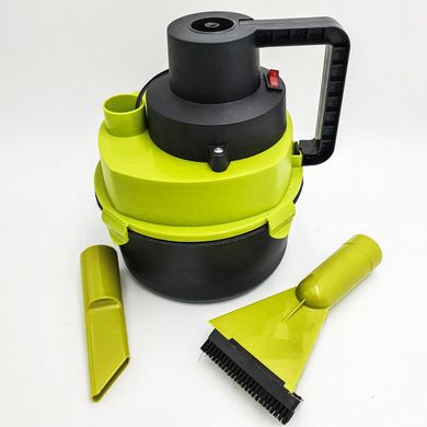 Автомобильный пылесос Vacuum Cleaner Black Wet Dry Auto с насадками 1465023 фото