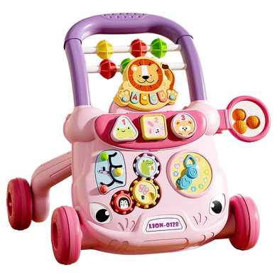 Детские ходунки - каталка с развивающим центром Розовый MA570pink KaramanPof-MA570pink фото