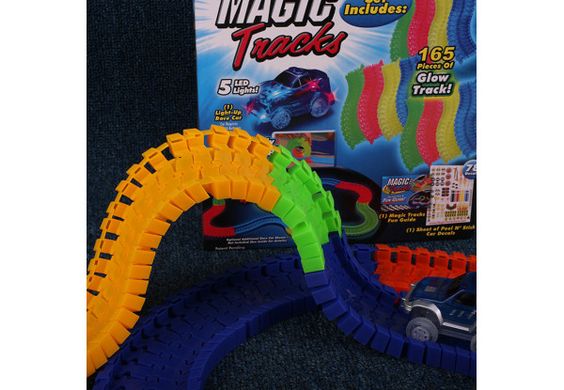 Дитяча гнучка іграшкова залізниця Magic Tracks 165 деталей 142309 фото