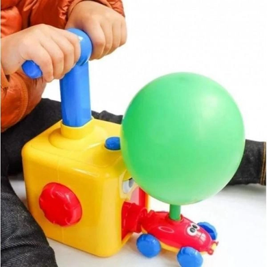Аеромобіль машинка з кулькою Aerodynamics Reaction FORCE Principle. Інтерактивна іграшка, надує кульки yak-90491 фото