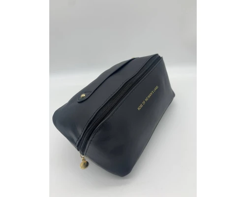 Вместительная дорожная косметичка MAKE UP BAG BLACK PrinsPersii-7778 фото