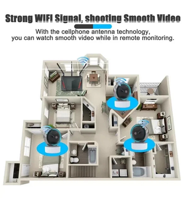 Интеллектуальная Wi-Fi камера видеонаблюдения TY305 / Поворотная камера Full HD 3mp OptDropPof-2055868 фото