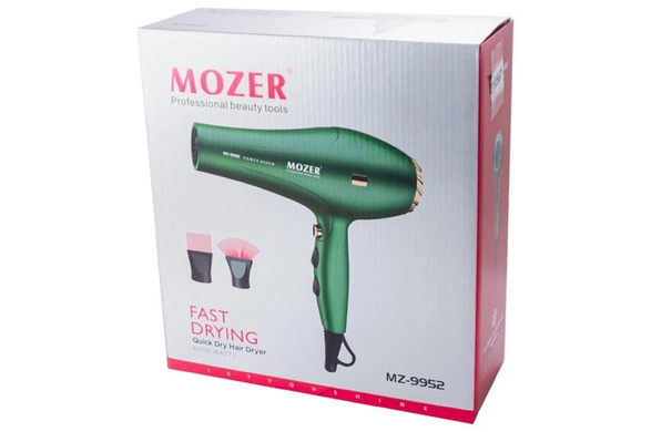 Фен Mozer MZ-9952 для сушіння волосся 2 шт насадки-концентратор wimp-MZ-9952 фото