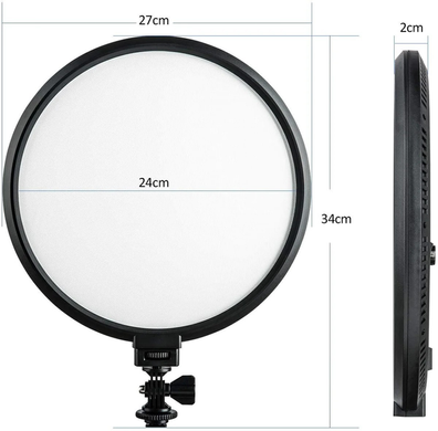 Лампа LED Camera Light Circular 14" 27см M666 daikensPof-M666 фото
