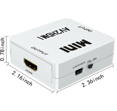 Преобразователь видео AV to HDMI spar-5208 фото