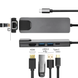 Хаб USB-хаб XoKo AC-500 Type-C to RJ45+HDMI+2xUSB 3.0 (XK-AC500-SL) AND 6-11 ANDIK-1712 фото 1