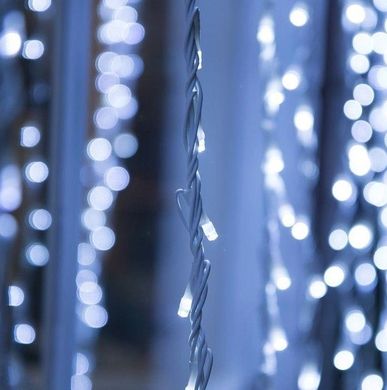 Світлодіодна гірлянда-штора водоспад 320 LED (3х2м) Gerl-893413 фото