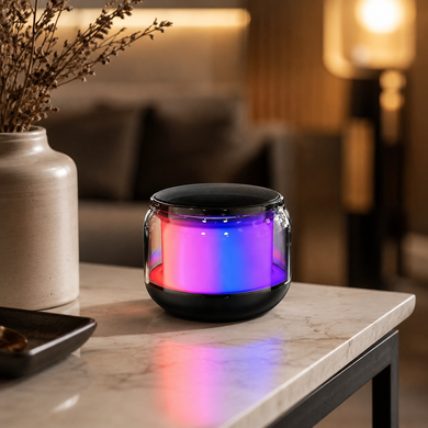 Мини-колонка Bluetooth/Акустика со звуком 360&deg; и подсветкой OptDropPof-24422114 фото