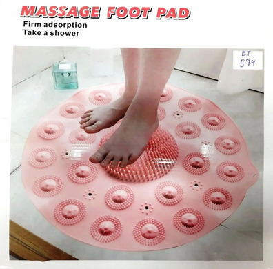 Нековзний круглий килимок для душу Massage Foot Rad dtope-MFR фото