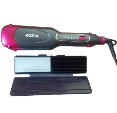 Многофункциональный стайлер для укладки волос Rozia HR-755, Мультистайлер плойка гофре выпрямитель 3 в 1 Rainberg-HR-755 фото