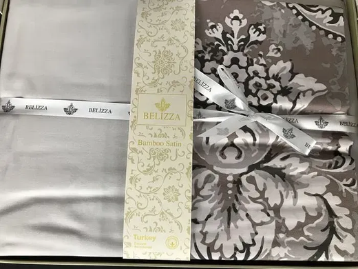 Osco bej Сатинова постільна білизна. Євро розмір. Туреччина Belizza SultanPof№644-1281 фото