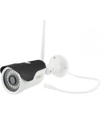 Комплект відеоспостереження бездротової DVR KIT Full HD UKC CAD-1308 LCD 13.3" WiFi 8ch набір на 8 камер spar-5521 фото