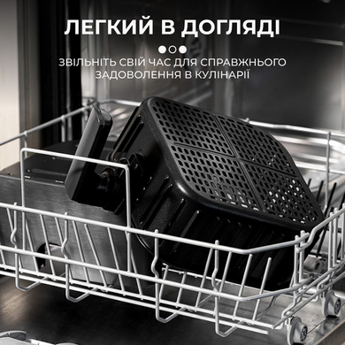 Мультипіч аерофритюрниця Sokany SK10008 електричний аерогриль 10 л 2400 Вт два відділення сенсор FlipMart-SK-10008 фото