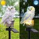 Фонарь садовый Сова с солнечной панелью WHITE OptDropPof-21285201379 фото 4