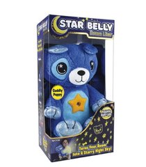 Детская Мягкая игрушка животных со Светильником проектор звездного неба Синяя  con27-Star Belly  фото