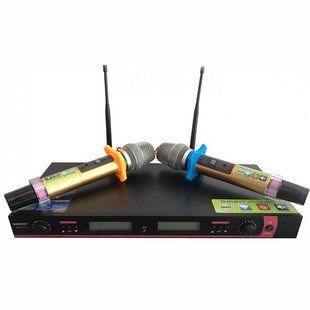 Вокальний динамічний мікрофон 2шт DM UG-X10 II Shure з радіосистемою spar-5075 фото
