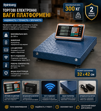 Весы Rainberg RB-300 Wi-Fi до 300 кг RainbergPof-RB-300 фото