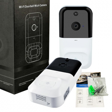 Беспроводная видеокамера дверного звонка домофон SMART DOORBELL X5 wifi + 3 batteries 18650 SpartakPof-3268 фото