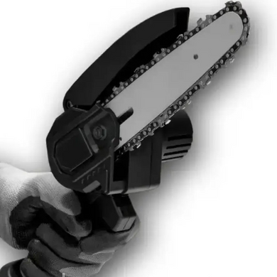 Мини пила Mini Electric Chain Saw1 в чемодане с 1 акк. для обрезки деревьев и распила дров 48V DEtopik-AA2-1 фото