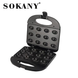 Ліщина Sokany SK-08068 електрична мультипеч на 12 половинок горіха двостороннє нагрівання антипригарне покриття 750 Вт FlipMart-SK-08068 фото 1