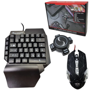Набір з клавіатурою мишкою та конвертером Ігровий для консолей Combo Gaming Клавіатура Миша Хаб Mix Pro OptDropPof-205441400 фото