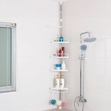 Кутова полиця для ванної кімнати Aidesen ADS-188 Multi Corner Shelf металева 149646 фото