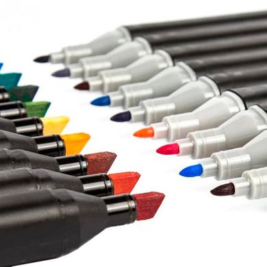 Двусторонние маркеры Touch Five 60 цветов оригинал для скетчинга , фломастеры для рисования эскизов 3737210 фото
