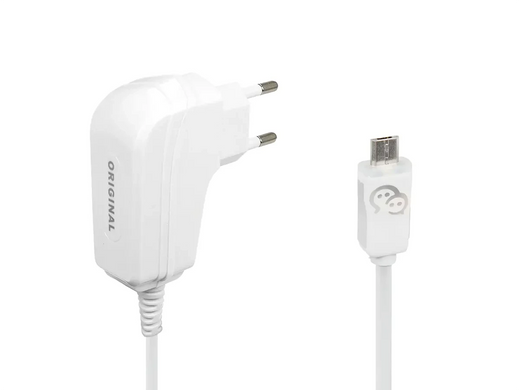 Зарядное устройство 220В 2,1А с кабелем USB – micro USB 1,5м EUROmaX-8559 фото