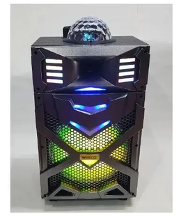 Акустична система WilliCo ZS-55 300W 12" портативна колонка з диско-шаром RainbergPof-ZS-55 фото