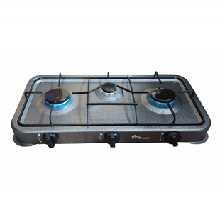 Плита газова Domotec MS-6603 3кф. (Сірий) Matrix7kmPof-00006038/Spartak фото