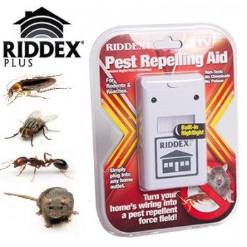 Електронний відлякувач гризунів комарів Riddex spar-1669 фото