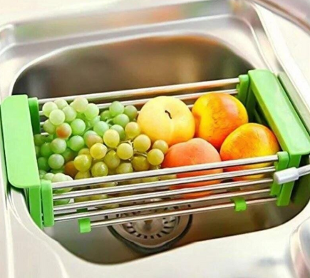 Многофункциональная складная кухонная полка Kitchen Drain Shelf Rack PrinsPersii-5112 фото