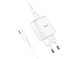 Зарядний пристрій 220В USBx1 з кабелем USB - Type-C Hoco N2 Vigour EUROmaX-8137 фото 3