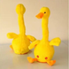 Інтерактивна іграшка повторюшка Качка Talking duck 120 пісень танцює, співає, світиться та повторює слова grant-3 фото 4