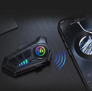 Беспроводная мотогарнитура Y10 на шлем с мягким микрофоном и Bluetooth 5.3 JumpexPof-4666 фото