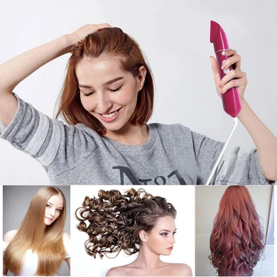 Фен щетка 10 в 1 Fullcome Hair Styler ST300 Профессиональный многофункциональный стайлер для выпрямления и завивки волос JumpexPof-10346 фото